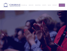 Tablet Screenshot of chorac.ca
